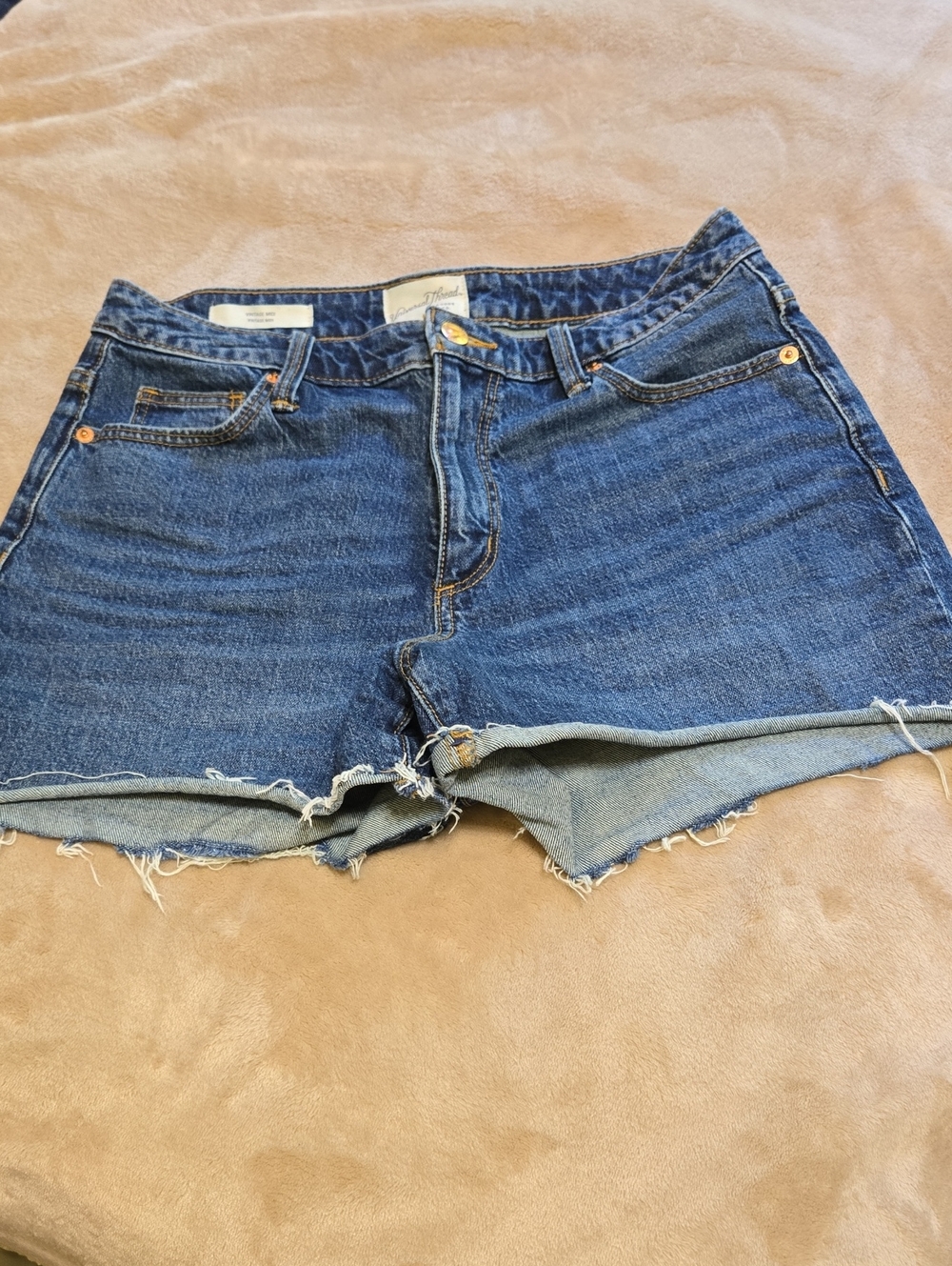 Universal Thread Blue Denim Rolled Cutoff Shorts